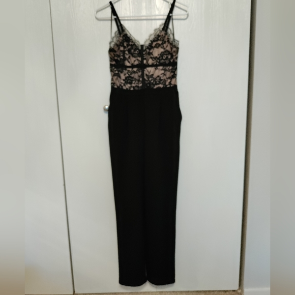 Gorgeous Express black lace jumpsuit - Picture 2 of 12